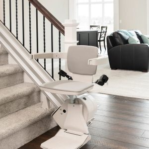 Bruno Elan Indoor Straight Stairlift SRE-3050, 300 lb Lift Capacity