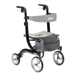 Drive Medical Nitro Aluminum Rollator, 10" Casters, RTL10266