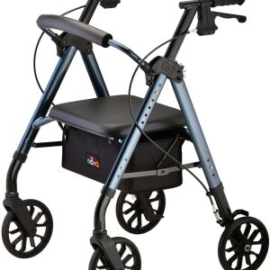 NOVA Star 8 Rollator Walker with Perfect Fit Size System, Lightweight & Foldable, Easy to Lift & Carry, Great for Travel