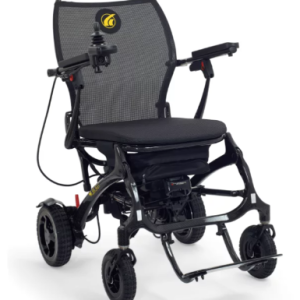 Golden Technologies Cricket Ultra Lightweight Portable Manual Folding Travel Power Wheelchair - Carbon Fiber Frame - 39.3 lbs. Total - Airline and Cruise Approved Lithium Battery