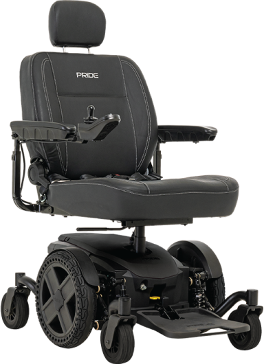 Pride Mobility Jazzy EVO 614 HD Group 2 Power Chair, Heavy-Duty Two-Motor, in-line, Mid Wheel Drive, Motorized Electric Wheelchair for Adults & Elderly, 450 lbs. WC, Up to 4.88 MPH
