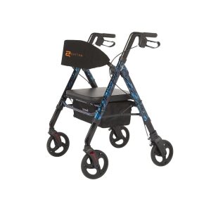 Rhythm Healthcare Regal Bariatric 4 Wheel Rollator with Universal Height Adjustment