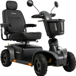 Pride Mobility Pursuit 2 Scooter - Comfort Mobility for Adults, 400 Lbs Weight Capacity, 50 Ah Battery, Grey, 18"x18" Seat Size - SC7132