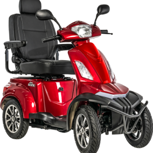 Pride Mobility Baja Raptor 2 BA340 Mobility Scooter, Outdoor 4-Wheel Travel Electric Scooter for Adults, 400 lbs. WC, Up to 13 MPH, 15.1 or 21.2 Miles Range Per Charge