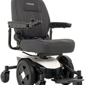 Pride Mobility Jazzy EVO 613 Group 2 Power Chair, in-line, Mid Wheel Drive, Motorized Electric Wheelchair for Adults, 300 lbs. WC, Up to 5.1 MPH, 14 or 17.4 Miles Range Per Charge