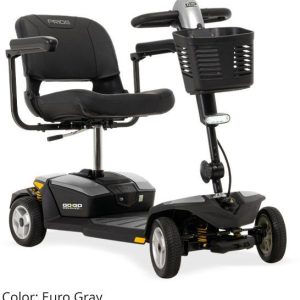 Pride Mobility Go Go Endurance Li MAXX 4-Wheel Scooter - Travel Mobility for Adults, 16 Ah Battery, 325 Lbs Weight Capacity, Garnet Red, 17" x 17" Fordable Seat - S54LXLIT-16AH