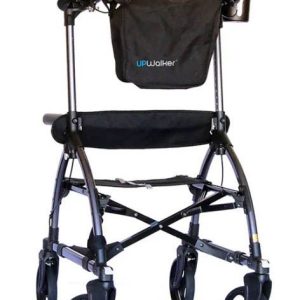 Journey UPWalker Standard – The Original Upright Walker – Premium, Lightweight Adjustable Upright Rollator Walker with Seat for Adults, Seniors & The Elderly